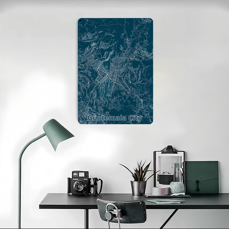 Guatemala Şehir Haritası Tenek - Custom Map Poster incelemesi ve fiyatı