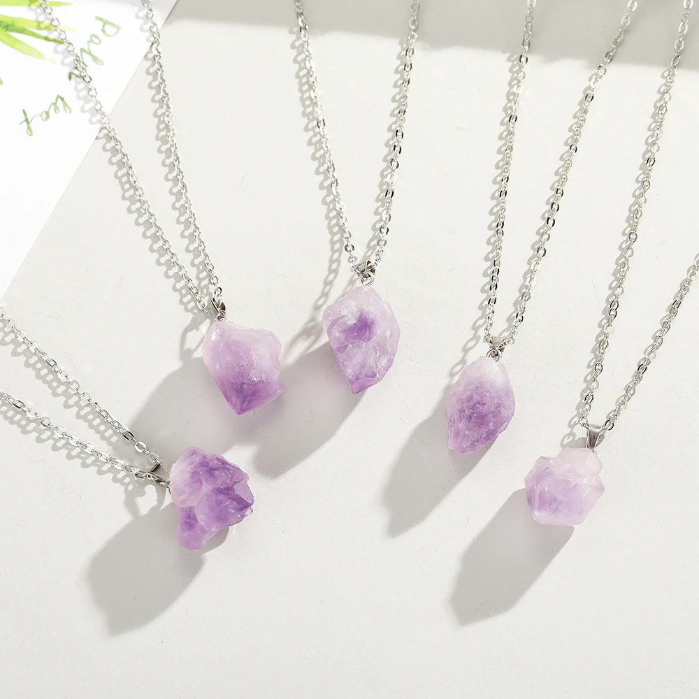 Doğal Uruguay Ametist işlenmem - Birth Flower Necklace incelemesi ve fiyatı