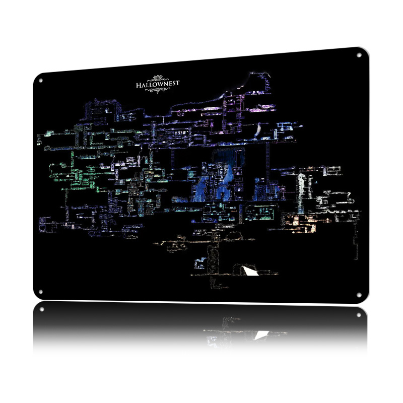 Hollow Knight Hallownest Harit - Custom Map Poster incelemesi ve fiyatı
