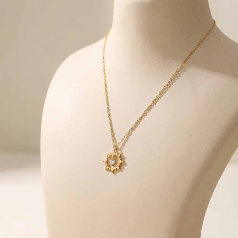 Özel Tasarım Vintage Güneş Kol - Birth Flower Necklace incelemesi ve fiyatı